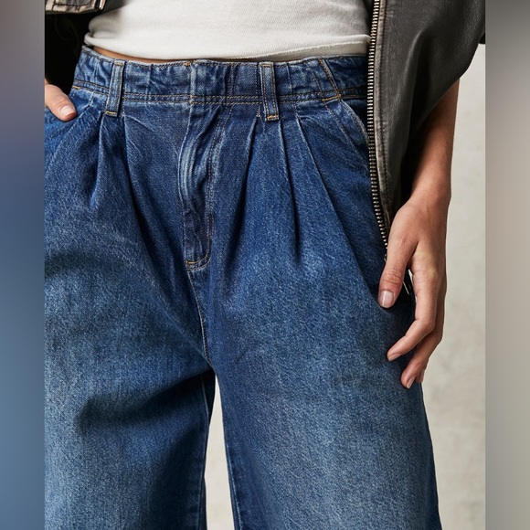 NWT Free People We the Free Equinox Denim Trousers (See Description) - Picture 4 of 10